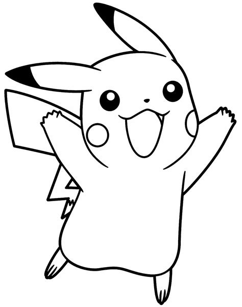 picachu para colorir|Desenhos para colorir e imprimir: Pikachu